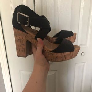 American Eagle Outfitters Strappy Platform Heels